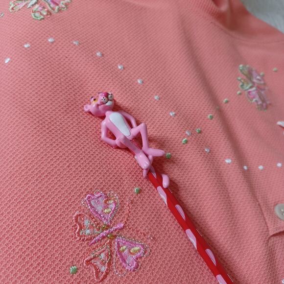 Vintage Granny Blouse Butterfly Collar Embroidered Floral Cottagecore. - Picture 5 of 7